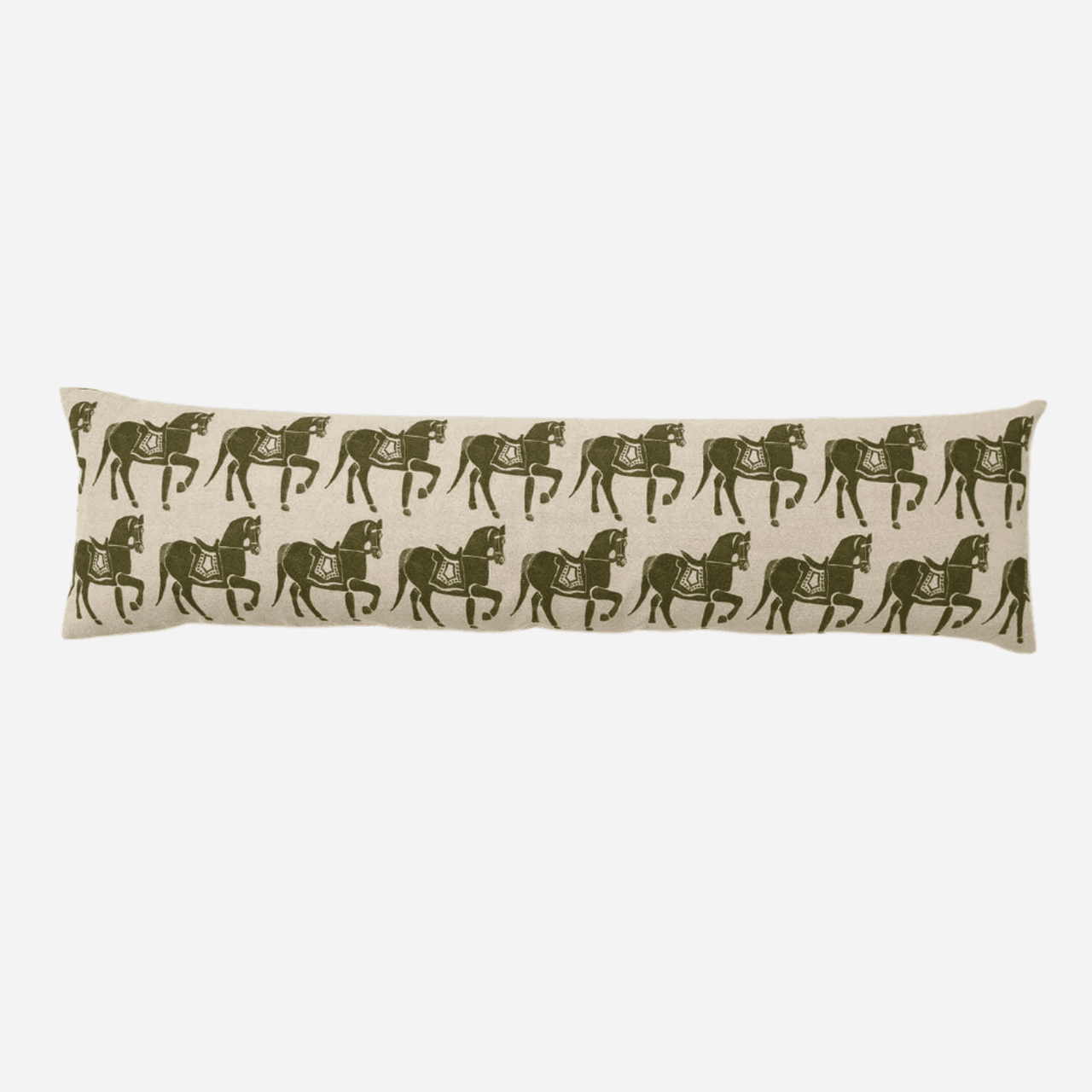 Image may contain: Cushion, Home Decor, Pillow, Animal, Horse, and Mammal